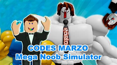 codes de mega noob simulator